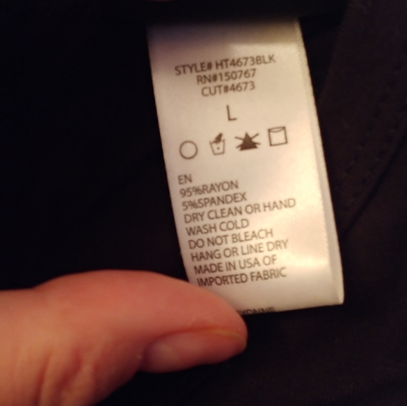 NWOT Tags. Harley Davidson tank top. Embellishments, tie front and back. Size Lg - Picture 5 of 5